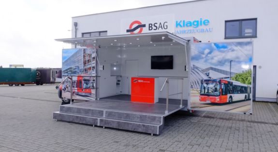 Auch die Bremer Straßenbahn AG setzt auf hochwertige Qualitätsfahrzeuge von Klagie Fahrzeugbau.