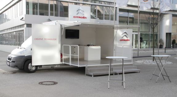 Auch die Citroén Deutschland GmbH setzt auf hochwertige Qualitätsfahrzeuge von Klagie Fahrzeugbau.