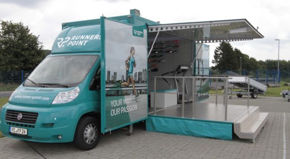 Auch die Runners Point GmbH setzt auf hochwertige Qualitätsfahrzeuge von Klagie Fahrzeugbau.