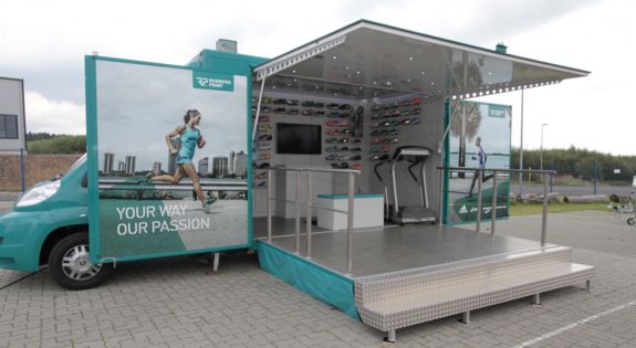 Auch die Runners Point GmbH setzt auf hochwertige Qualitätsfahrzeuge von Klagie Fahrzeugbau.