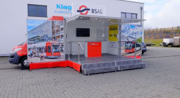 Auch die Bremer Straßenbahn AG setzt auf hochwertige Qualitätsfahrzeuge von Klagie Fahrzeugbau.